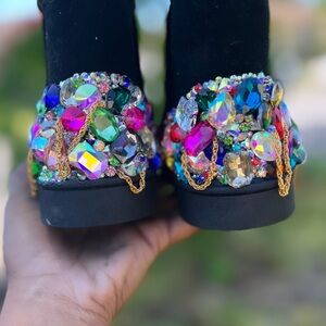 Hand Embellished Kids boots